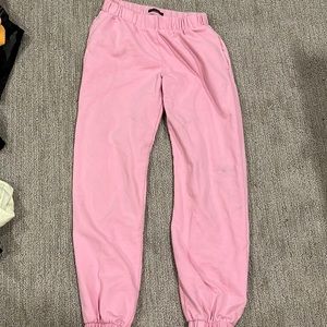 Brandy Melville pink sweatpants